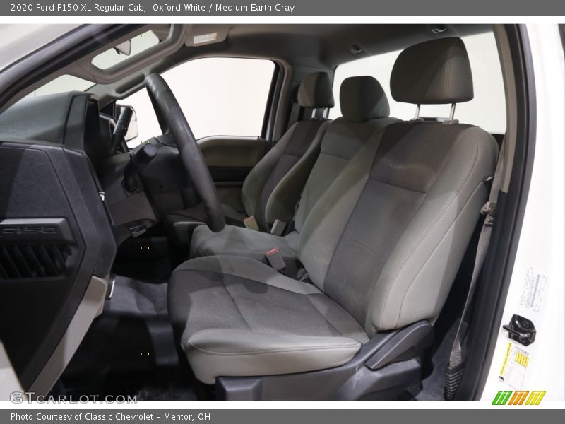 Oxford White / Medium Earth Gray 2020 Ford F150 XL Regular Cab