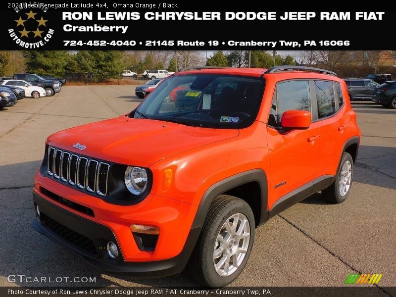 Omaha Orange / Black 2021 Jeep Renegade Latitude 4x4