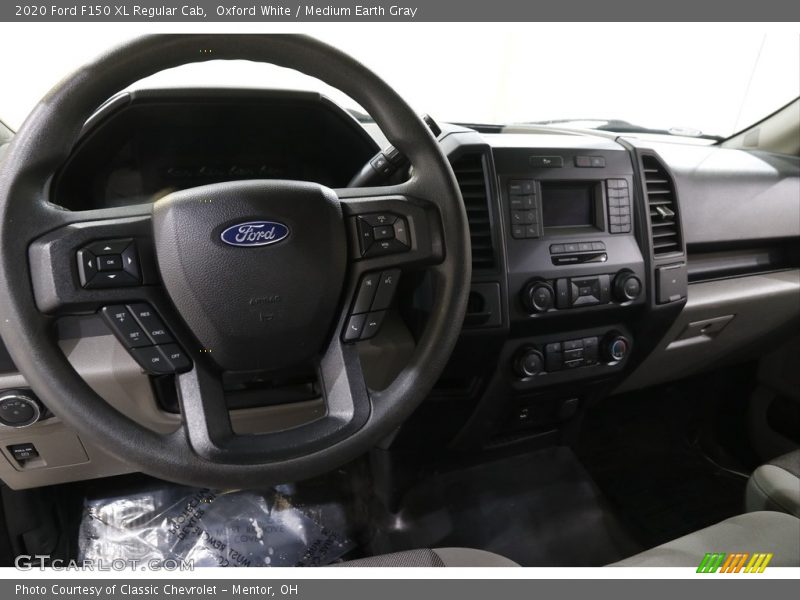 Oxford White / Medium Earth Gray 2020 Ford F150 XL Regular Cab