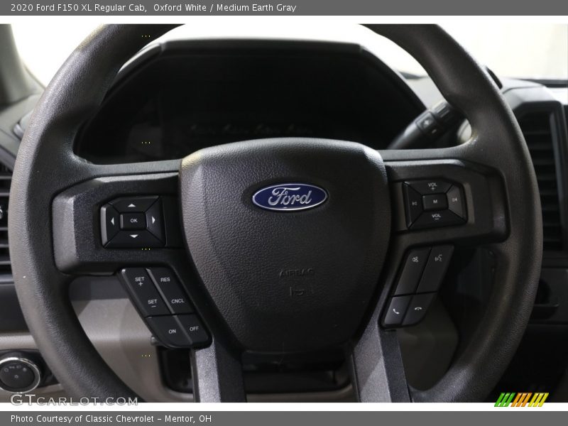 Oxford White / Medium Earth Gray 2020 Ford F150 XL Regular Cab