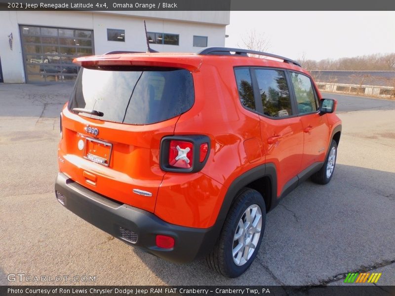 Omaha Orange / Black 2021 Jeep Renegade Latitude 4x4