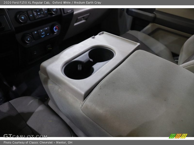 Oxford White / Medium Earth Gray 2020 Ford F150 XL Regular Cab