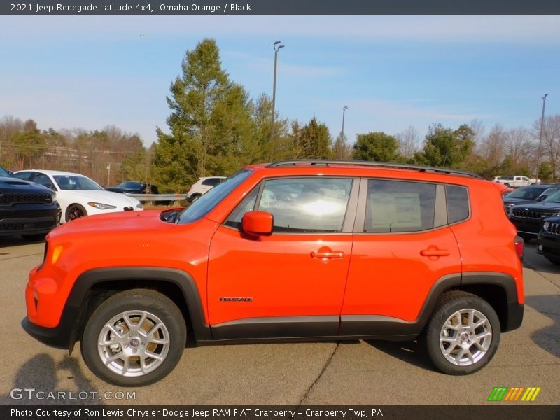 Omaha Orange / Black 2021 Jeep Renegade Latitude 4x4