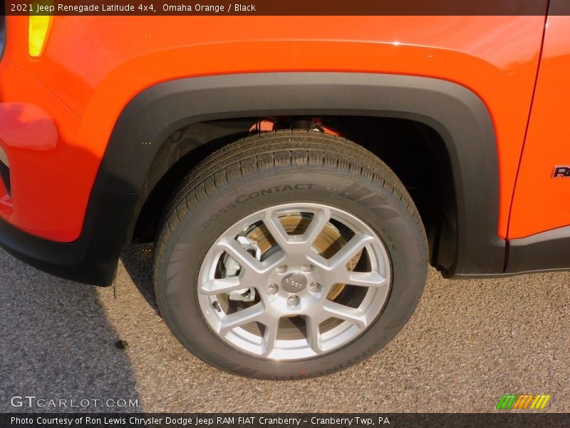 Omaha Orange / Black 2021 Jeep Renegade Latitude 4x4