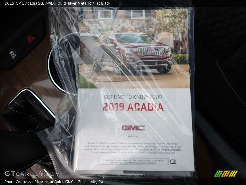 Quicksilver Metallic / Jet Black 2019 GMC Acadia SLE AWD