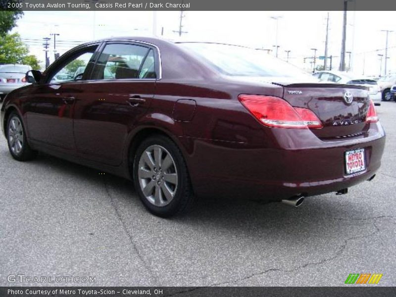 Cassis Red Pearl / Dark Charcoal 2005 Toyota Avalon Touring