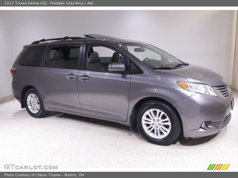 Predawn Gray Mica / Ash 2017 Toyota Sienna XLE