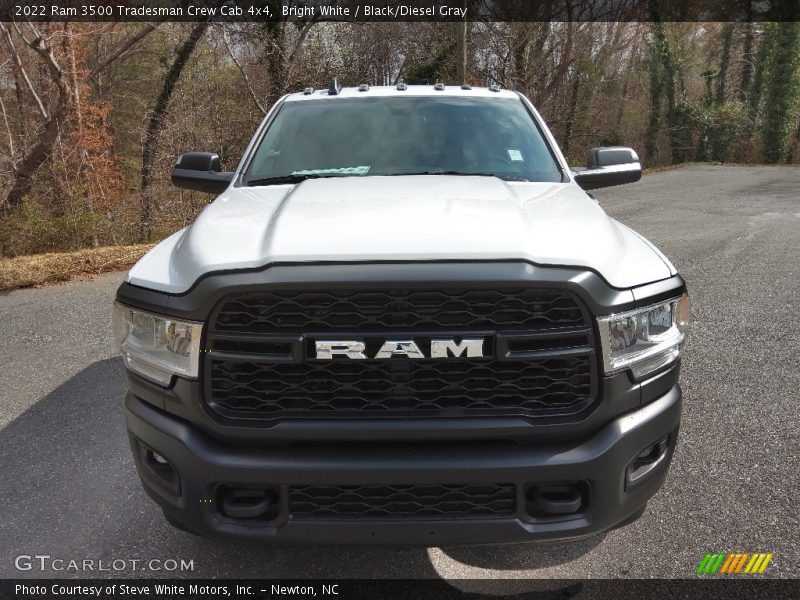 Bright White / Black/Diesel Gray 2022 Ram 3500 Tradesman Crew Cab 4x4