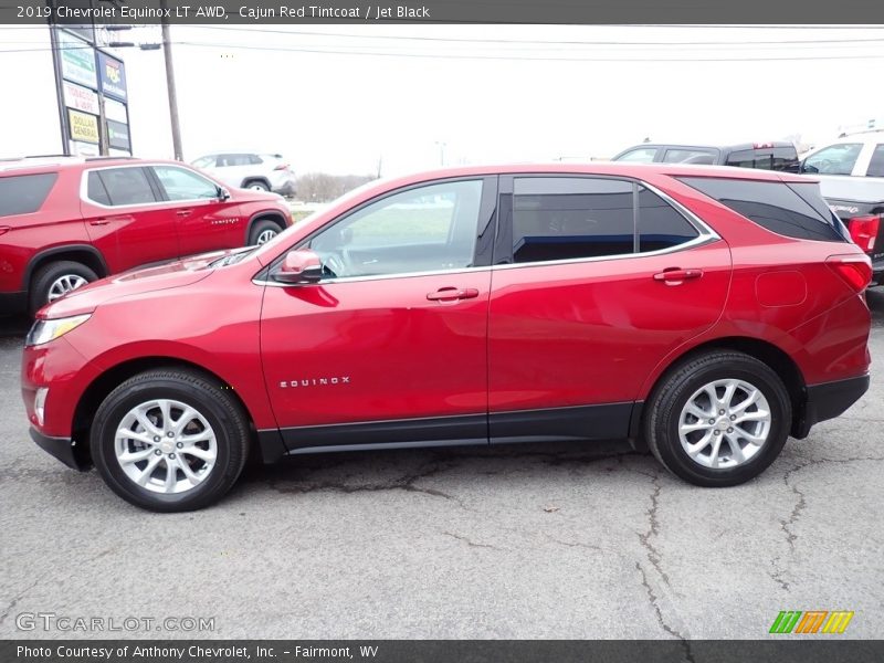 Cajun Red Tintcoat / Jet Black 2019 Chevrolet Equinox LT AWD