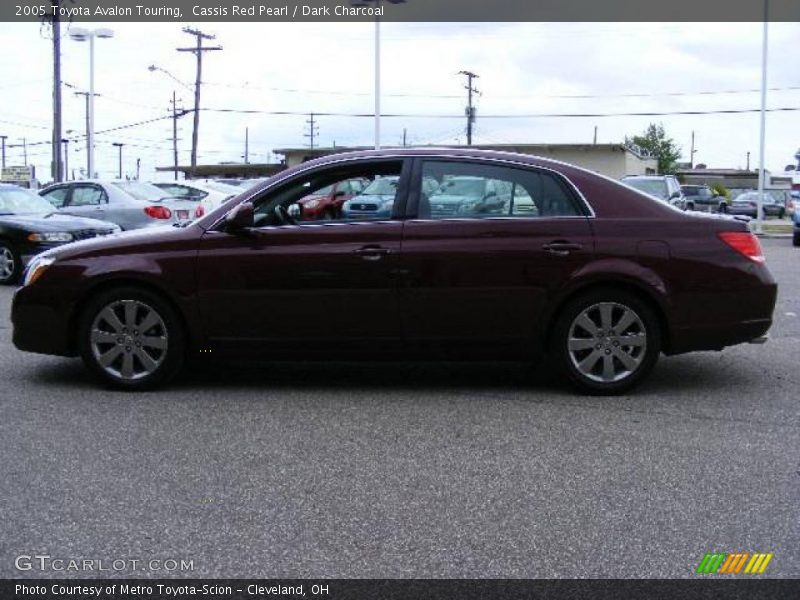Cassis Red Pearl / Dark Charcoal 2005 Toyota Avalon Touring