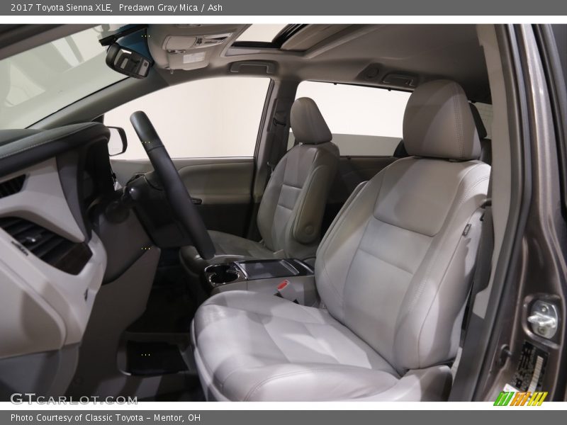 Predawn Gray Mica / Ash 2017 Toyota Sienna XLE