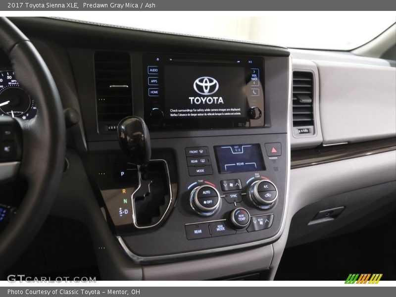 Predawn Gray Mica / Ash 2017 Toyota Sienna XLE