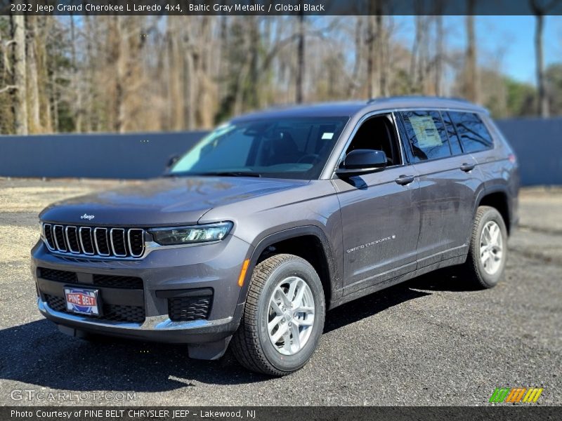 Baltic Gray Metallic / Global Black 2022 Jeep Grand Cherokee L Laredo 4x4