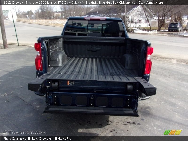 Northsky Blue Metallic / Gideon/­Very Dark Atmosphere 2022 Chevrolet Silverado 1500 Limited LTZ Crew Cab 4x4