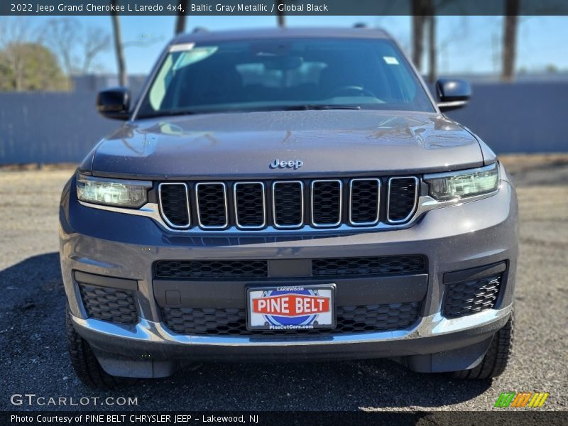 Baltic Gray Metallic / Global Black 2022 Jeep Grand Cherokee L Laredo 4x4