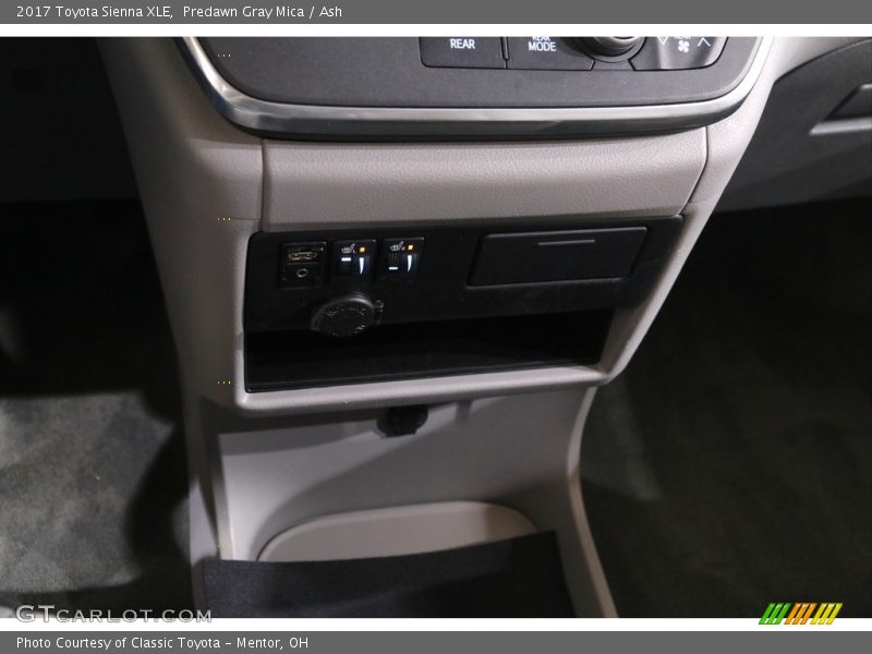 Predawn Gray Mica / Ash 2017 Toyota Sienna XLE