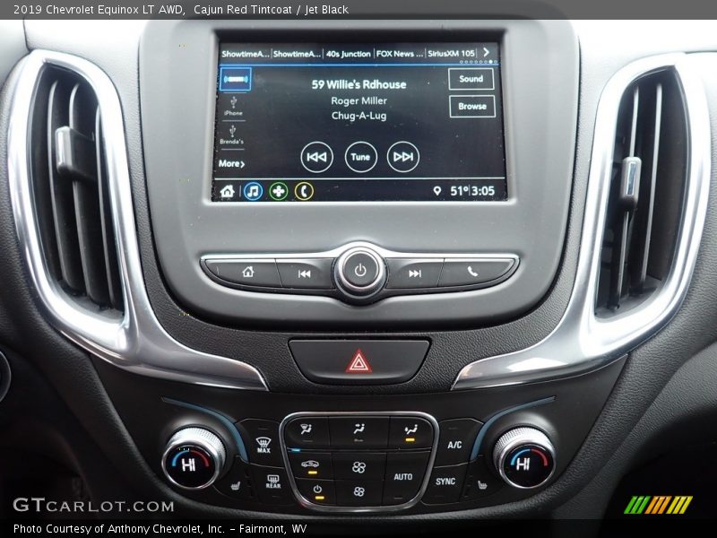 Cajun Red Tintcoat / Jet Black 2019 Chevrolet Equinox LT AWD