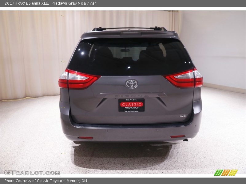 Predawn Gray Mica / Ash 2017 Toyota Sienna XLE