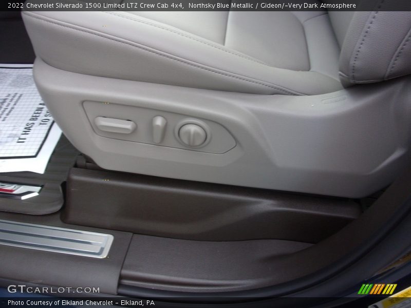 Northsky Blue Metallic / Gideon/­Very Dark Atmosphere 2022 Chevrolet Silverado 1500 Limited LTZ Crew Cab 4x4