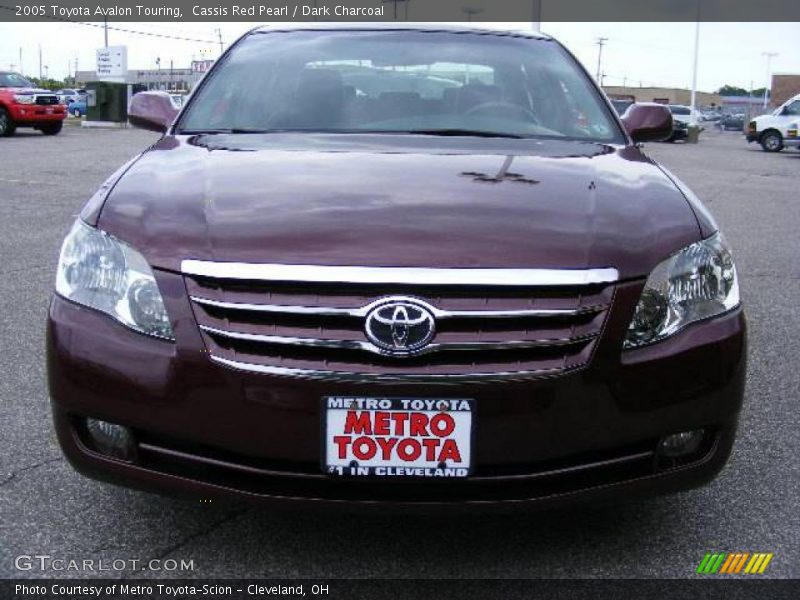 Cassis Red Pearl / Dark Charcoal 2005 Toyota Avalon Touring