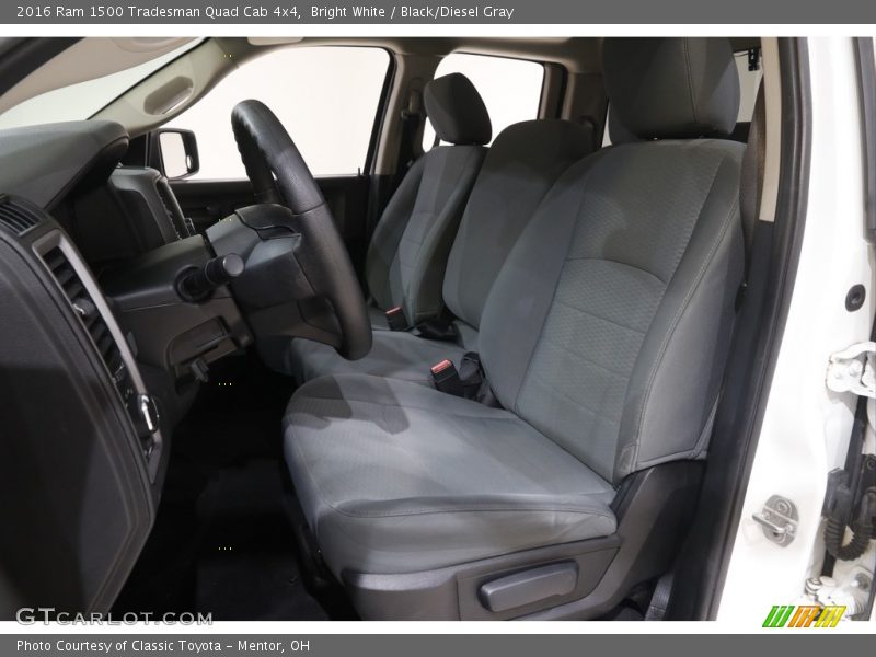 Front Seat of 2016 1500 Tradesman Quad Cab 4x4