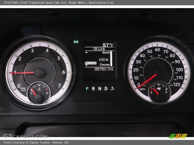  2016 1500 Tradesman Quad Cab 4x4 Tradesman Quad Cab 4x4 Gauges