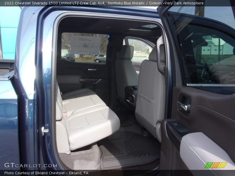 Northsky Blue Metallic / Gideon/­Very Dark Atmosphere 2022 Chevrolet Silverado 1500 Limited LTZ Crew Cab 4x4