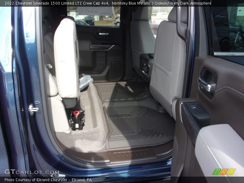 Northsky Blue Metallic / Gideon/­Very Dark Atmosphere 2022 Chevrolet Silverado 1500 Limited LTZ Crew Cab 4x4