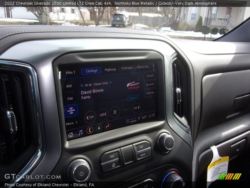Northsky Blue Metallic / Gideon/­Very Dark Atmosphere 2022 Chevrolet Silverado 1500 Limited LTZ Crew Cab 4x4