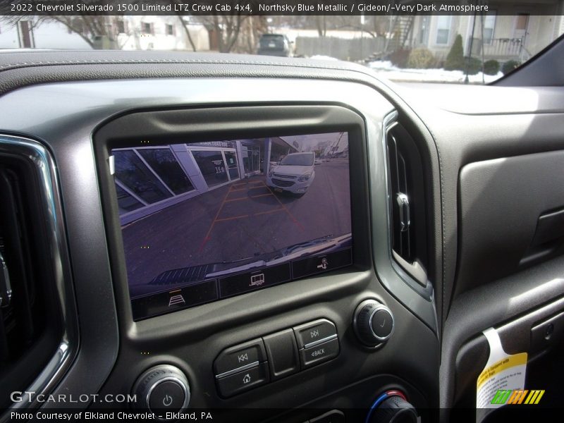 Northsky Blue Metallic / Gideon/­Very Dark Atmosphere 2022 Chevrolet Silverado 1500 Limited LTZ Crew Cab 4x4