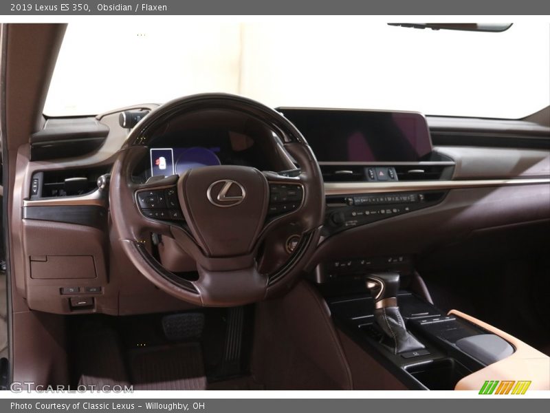 Obsidian / Flaxen 2019 Lexus ES 350