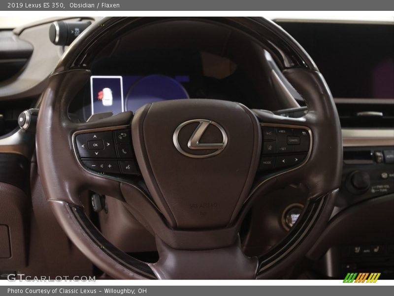 Obsidian / Flaxen 2019 Lexus ES 350