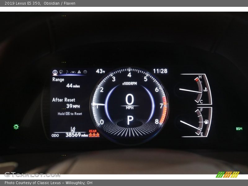 Obsidian / Flaxen 2019 Lexus ES 350