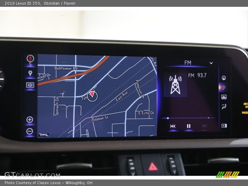 Obsidian / Flaxen 2019 Lexus ES 350