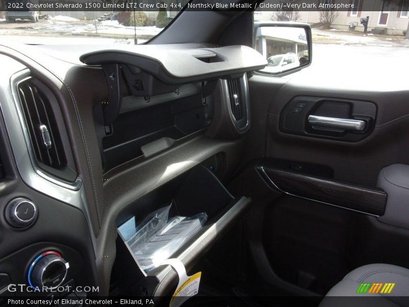 Northsky Blue Metallic / Gideon/­Very Dark Atmosphere 2022 Chevrolet Silverado 1500 Limited LTZ Crew Cab 4x4