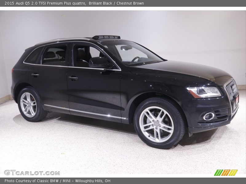 Brilliant Black / Chestnut Brown 2015 Audi Q5 2.0 TFSI Premium Plus quattro
