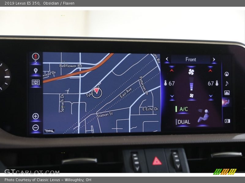 Obsidian / Flaxen 2019 Lexus ES 350