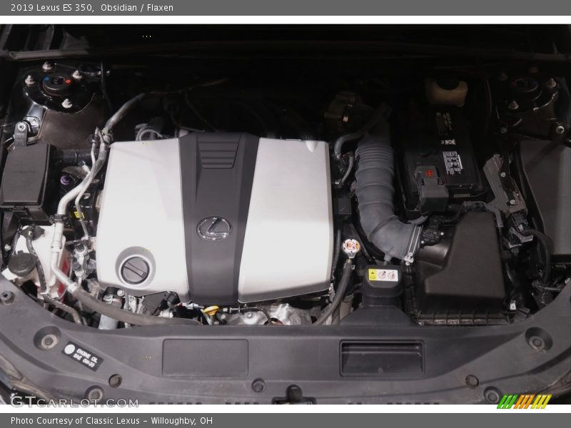 Obsidian / Flaxen 2019 Lexus ES 350
