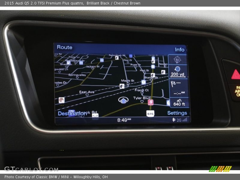 Brilliant Black / Chestnut Brown 2015 Audi Q5 2.0 TFSI Premium Plus quattro