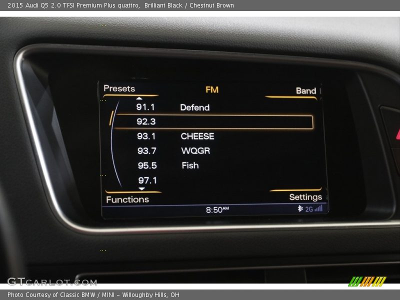 Brilliant Black / Chestnut Brown 2015 Audi Q5 2.0 TFSI Premium Plus quattro