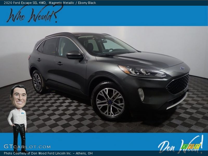 Magnetic Metallic / Ebony Black 2020 Ford Escape SEL 4WD