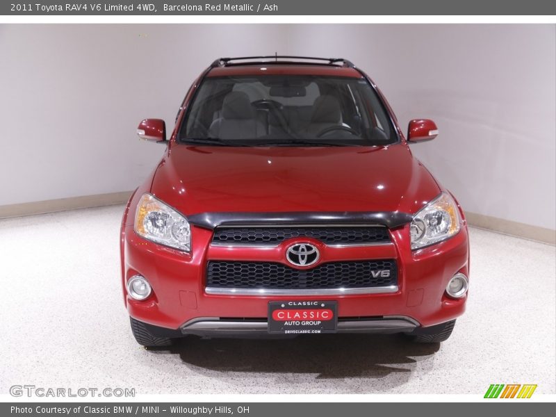 Barcelona Red Metallic / Ash 2011 Toyota RAV4 V6 Limited 4WD