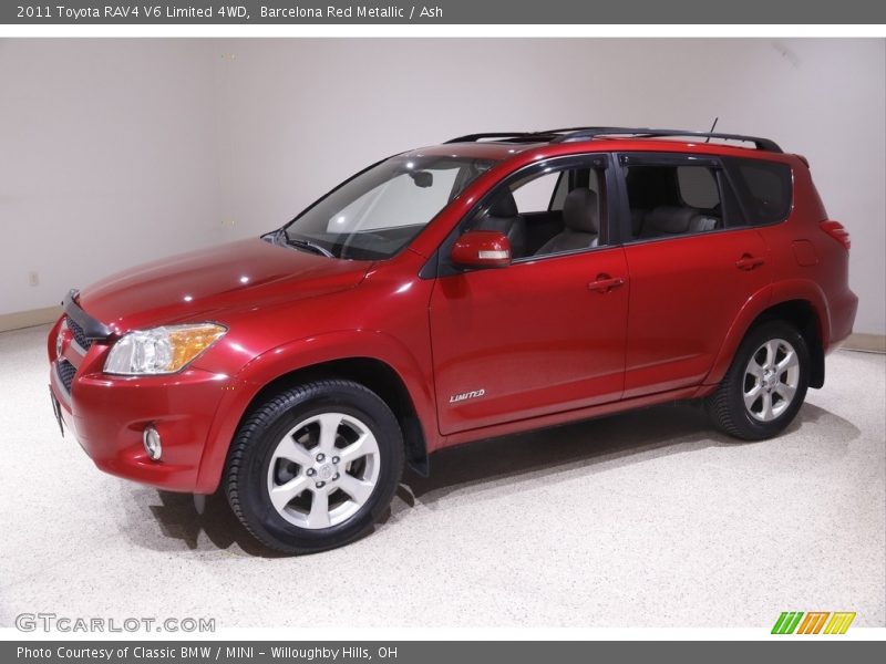 Barcelona Red Metallic / Ash 2011 Toyota RAV4 V6 Limited 4WD