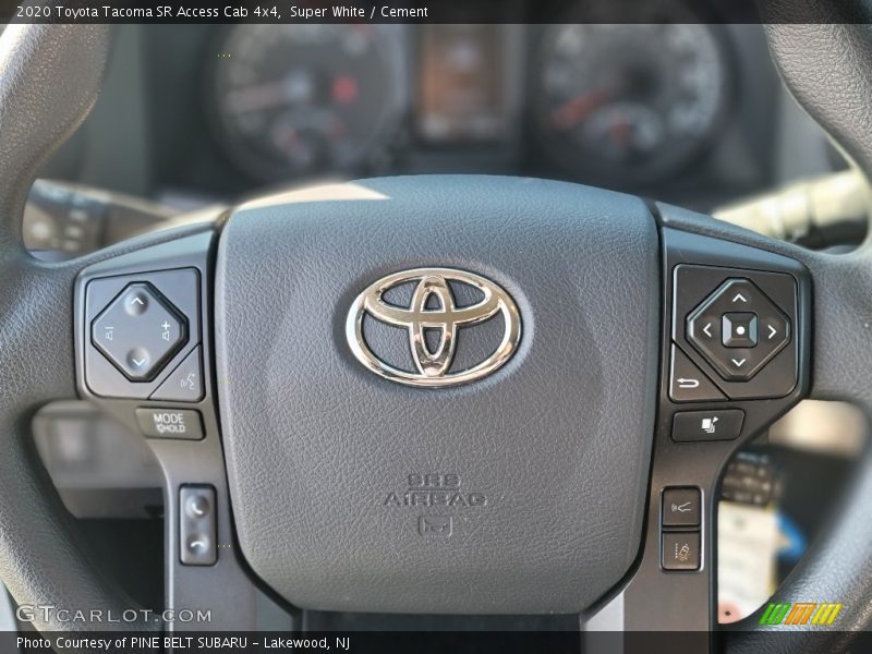 Super White / Cement 2020 Toyota Tacoma SR Access Cab 4x4