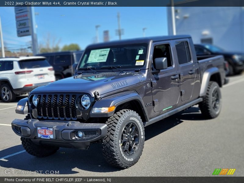 Granite Crystal Metallic / Black 2022 Jeep Gladiator Willys 4x4