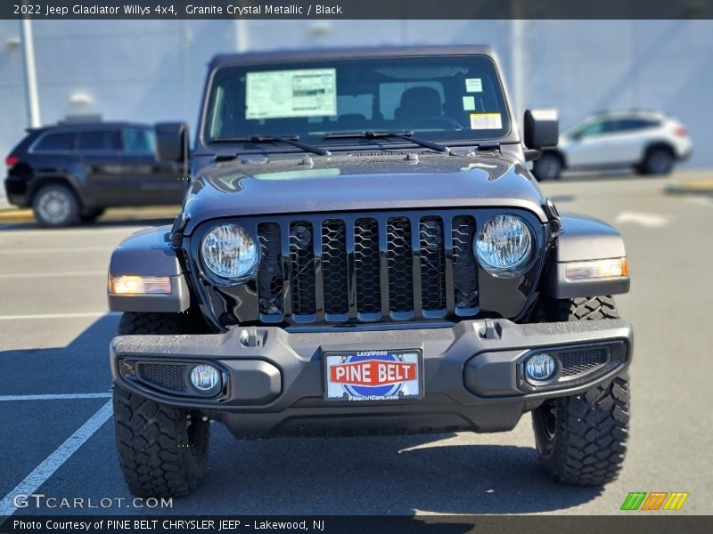 Granite Crystal Metallic / Black 2022 Jeep Gladiator Willys 4x4