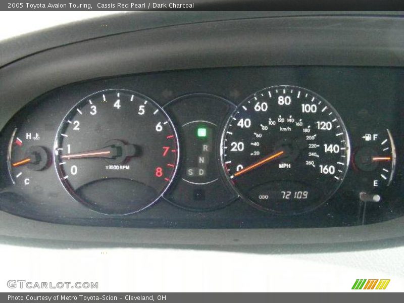 Cassis Red Pearl / Dark Charcoal 2005 Toyota Avalon Touring
