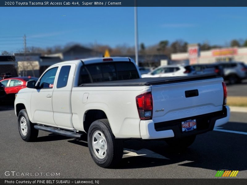 Super White / Cement 2020 Toyota Tacoma SR Access Cab 4x4