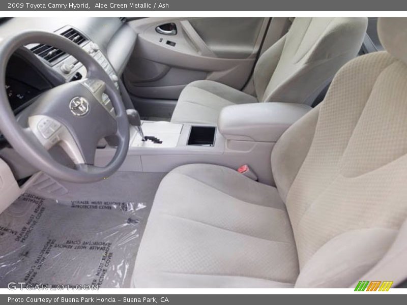 Aloe Green Metallic / Ash 2009 Toyota Camry Hybrid