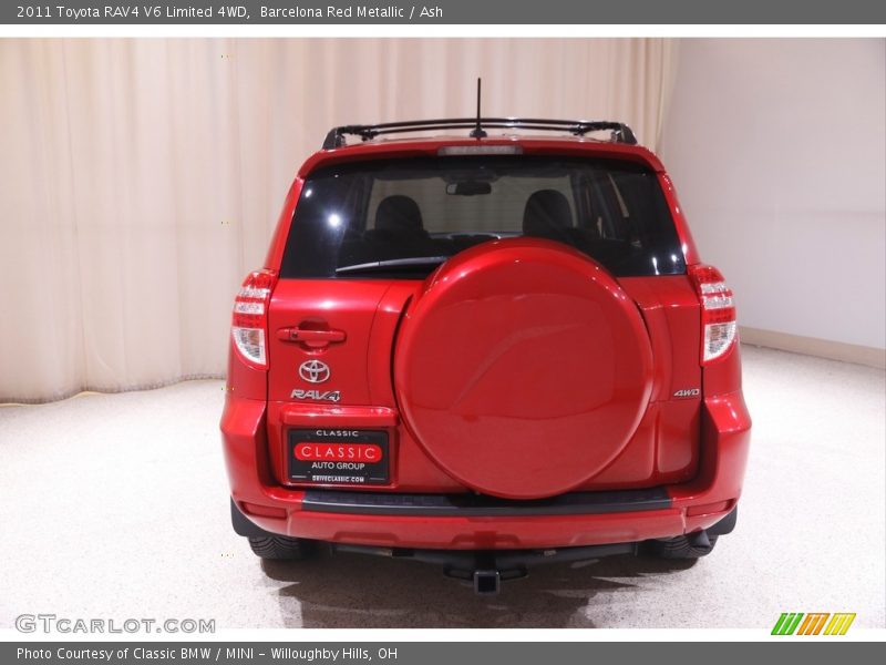 Barcelona Red Metallic / Ash 2011 Toyota RAV4 V6 Limited 4WD